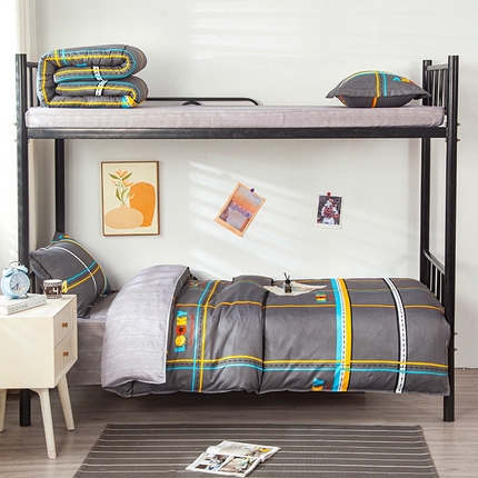 91家纺网 家纺一手货源 找家纺 （总）曼璐家纺 2025新款芦荟棉学生架子床寝室三件套