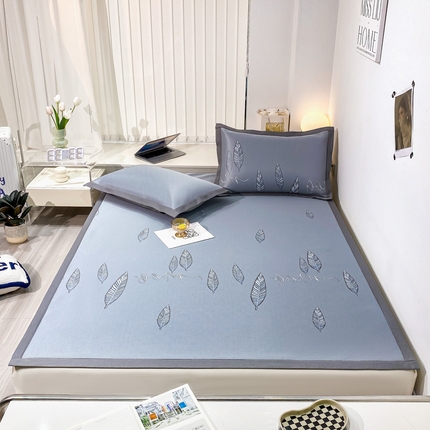 91家纺网 家纺一手货源 找家纺 （总）柒月 2023新款600D提花冰丝席