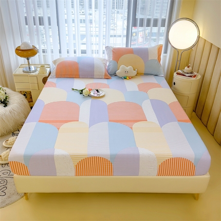 91家纺网 家纺一手货源 找家纺 （总）798家纺 2023新款全棉13070印花床笠