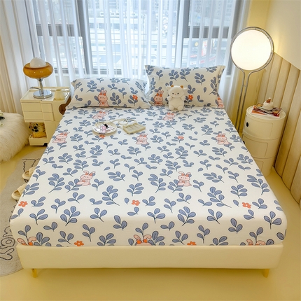 91家纺网 家纺一手货源 找家纺 （总）798家纺 2023新款全棉13070印花床笠