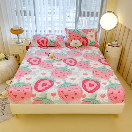 91家纺网 家纺一手货源 找家纺 （总）798家纺 2023新款全棉13070印花床笠