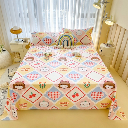 91家纺网 家纺一手货源 找家纺 （总）798家纺2023新款全棉13070印花床单