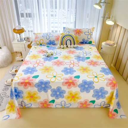 91家纺网 家纺一手货源 找家纺 （总）798家纺2023新款全棉13070印花床单