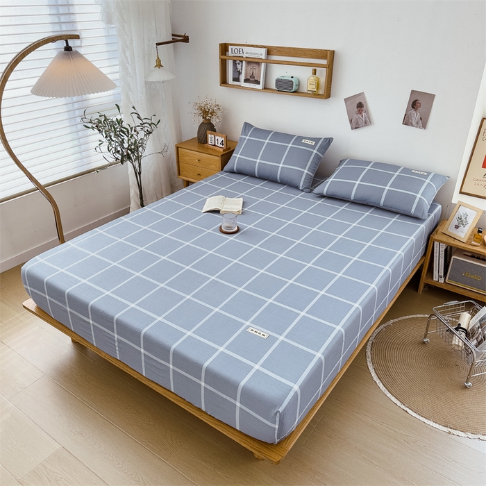 91家纺网 家纺一手货源 找家纺 798家纺 2023新款全棉13070纯色床笠 洛川