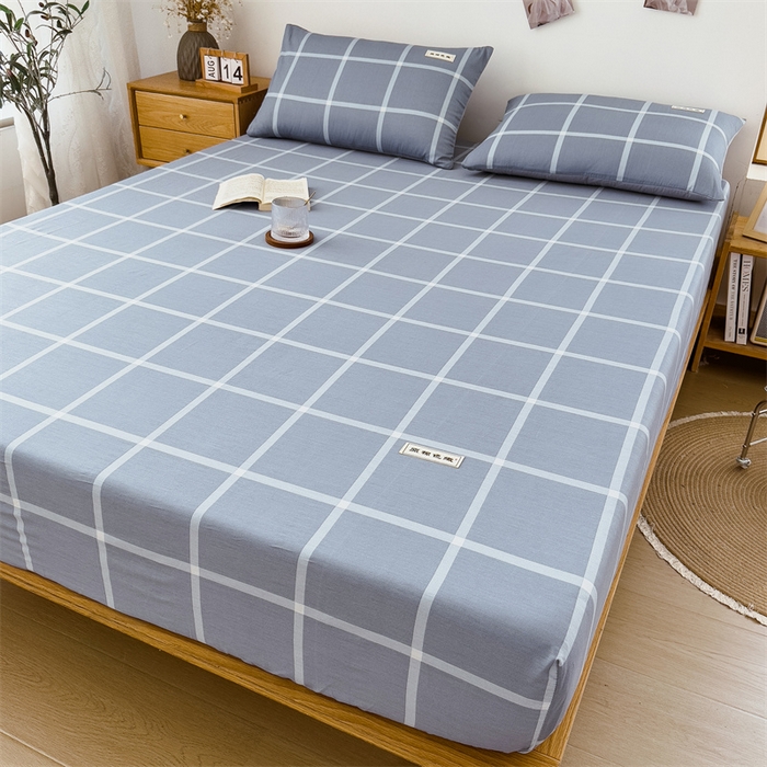 91家纺网 家纺一手货源 找家纺 798家纺 2023新款全棉13070纯色床笠 洛川