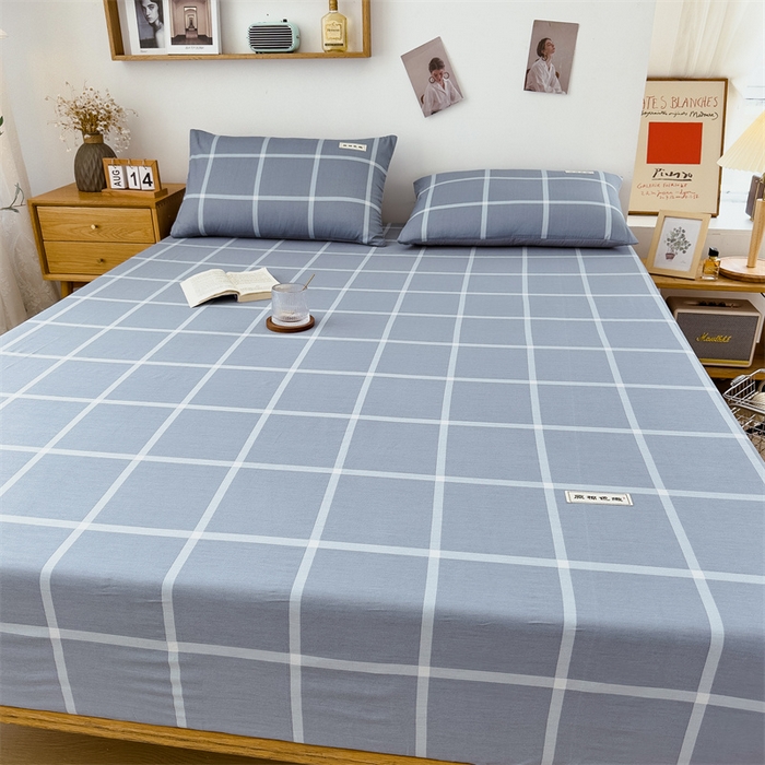 91家纺网 家纺一手货源 找家纺 798家纺 2023新款全棉13070纯色床笠 洛川