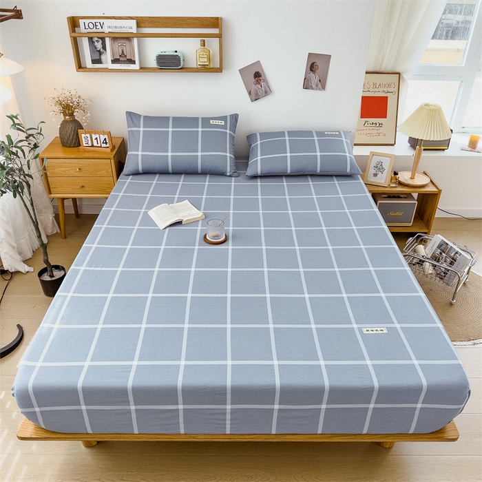 91家纺网 家纺一手货源 找家纺 798家纺 2023新款全棉13070纯色床笠 洛川