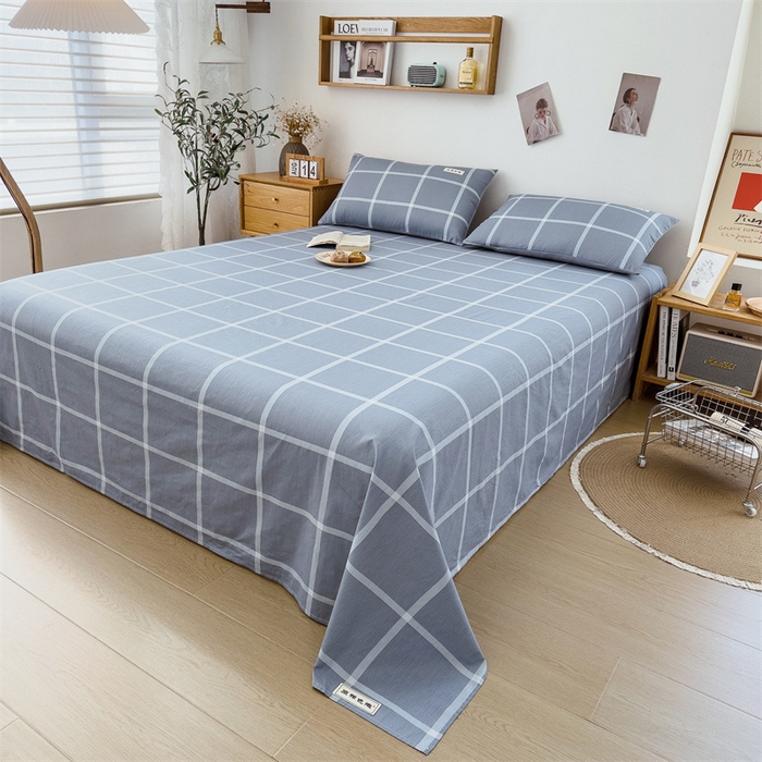 91家纺网 家纺一手货源 找家纺 798家纺 2023新款全棉13070纯色 床单 洛川