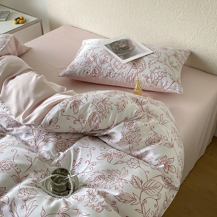 91家纺网 家纺一手货源 找家纺 千朵 2023新款莱赛尔纤维冰激凌系列四件套（一）  梦境