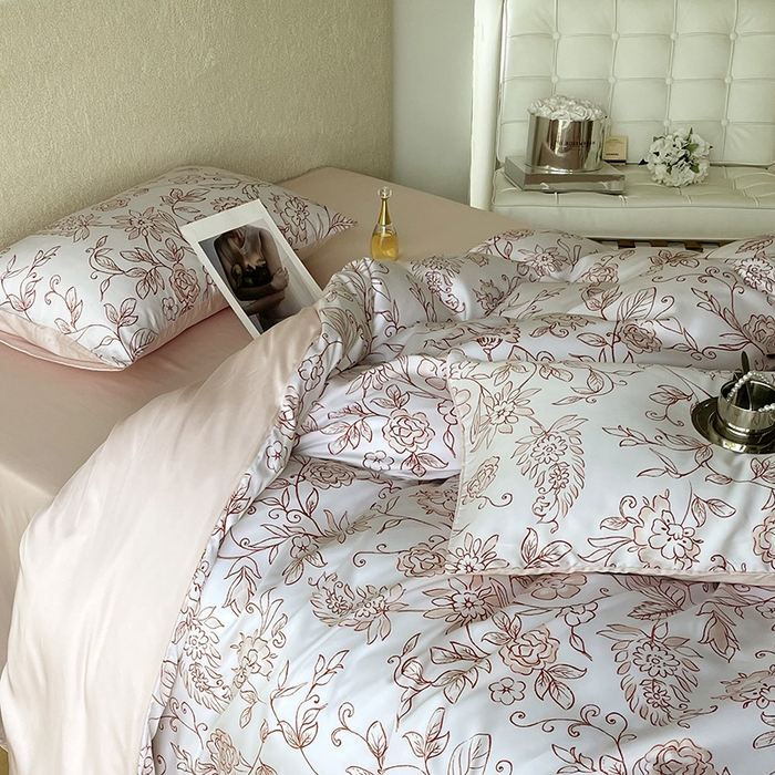 91家纺网 家纺一手货源 找家纺 千朵 2023新款莱赛尔纤维冰激凌系列四件套（一）  梦境