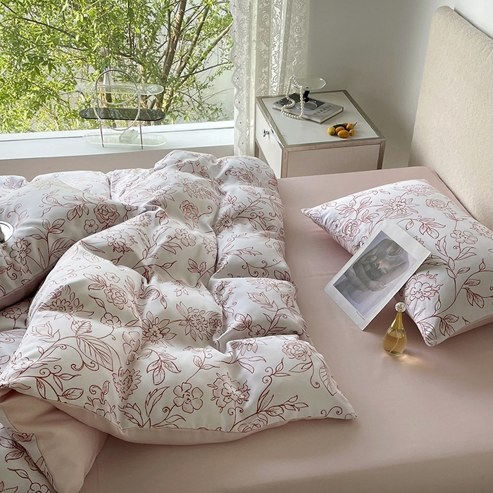 91家纺网 家纺一手货源 找家纺 千朵 2023新款莱赛尔纤维冰激凌系列四件套（一）  梦境