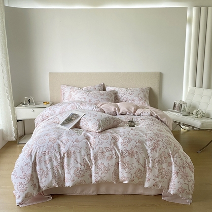 91家纺网 家纺一手货源 找家纺 千朵 2023新款莱赛尔纤维冰激凌系列四件套（一）  梦境