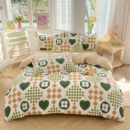 91家纺网 家纺一手货源 找家纺 （总）多品家纺 2023新款12868全棉四件套