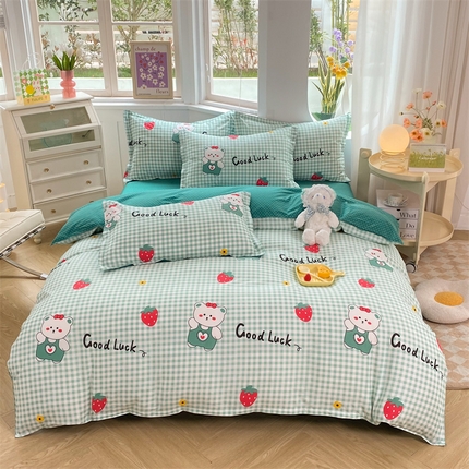 91家纺网 家纺一手货源 找家纺 （总）多品家纺 2023新款12868全棉四件套