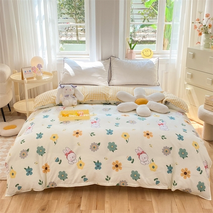 91家纺网 家纺一手货源 找家纺 （总）多品家纺 2023新款12868全棉四件套