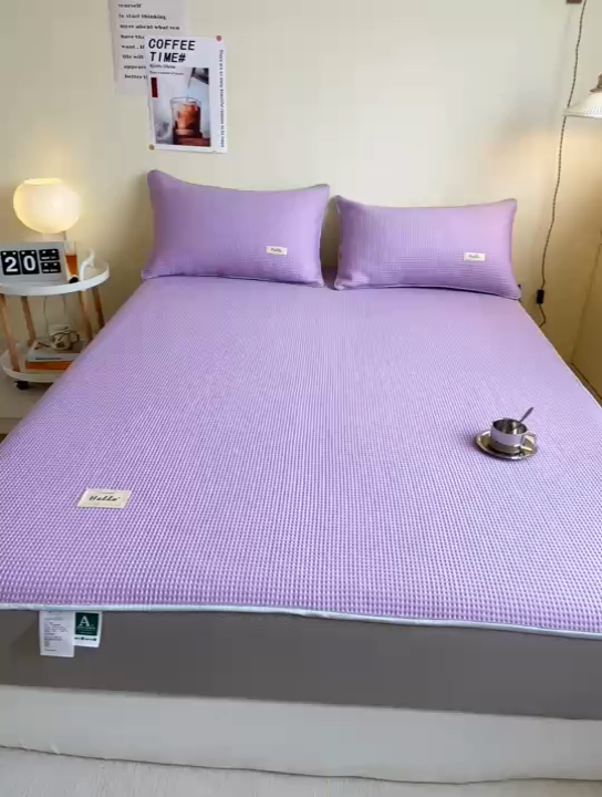 91家纺网 家纺一手货源 找家纺 （总）吉象家纺 2023新款A类华夫格软席凉感席套件