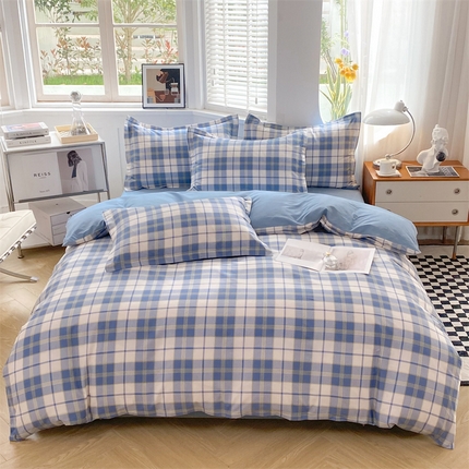 多品家纺 2023新款12868全棉四件套 时光记忆