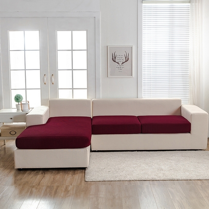 91家纺网 家纺一手货源 找家纺 （总）2023新款华夫格防水玉米绒组合沙发垫套