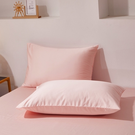 91家纺网 家纺一手货源 找家纺 （总）2025全棉纯棉60支贡缎长绒棉纯色多规格单品枕套单件素色