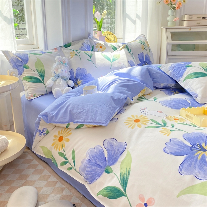 91家纺网 家纺一手货源 找家纺 多品 2023新款12868新款单被套 伊恋