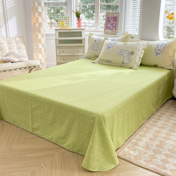 91家纺网 家纺一手货源 找家纺 多品 2023新款12868新款单被套 吉祥兔