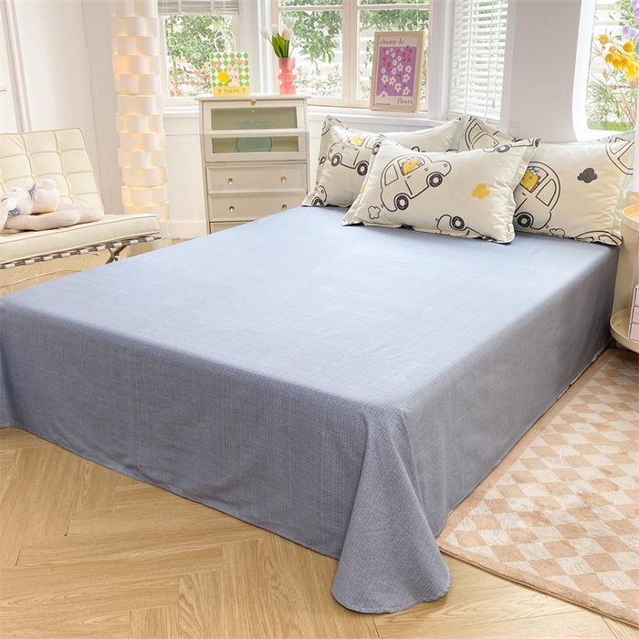 91家纺网 家纺一手货源 找家纺 多品 2023新款12868新款单被套 恐龙巴士米