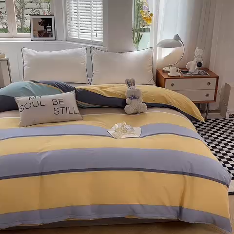 91家纺网 家纺一手货源 找家纺 多品 2023新款12868新款单被套 佩里亚