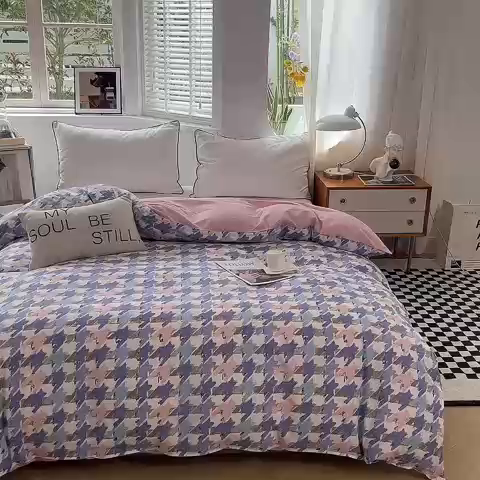 91家纺网 家纺一手货源 找家纺 多品 2023新款12868新款单被套 千爱