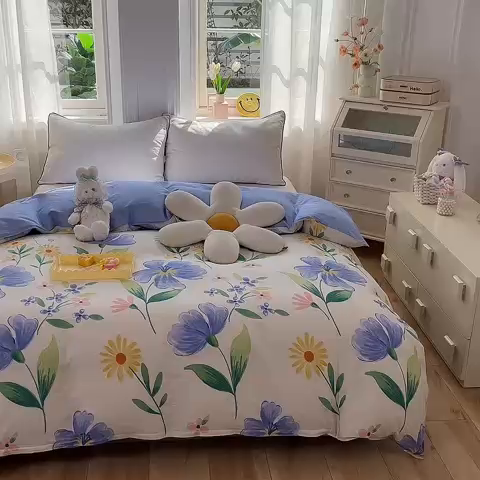 91家纺网 家纺一手货源 找家纺 多品 2023新款12868新款单被套 伊恋