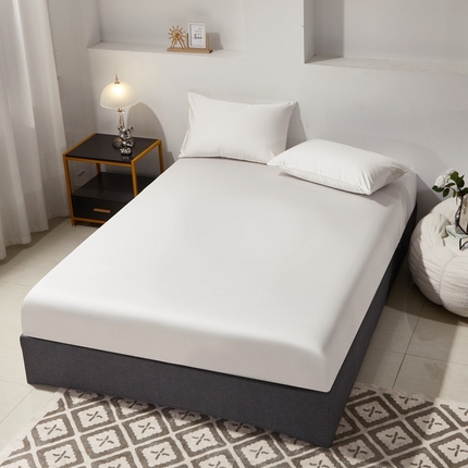 91家纺网 家纺一手货源 找家纺 （总）2025全棉纯棉60支贡缎长绒棉纯色多规格单品单床笠单件素色