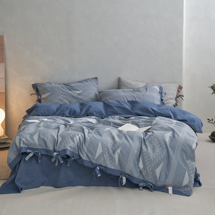 91家纺网 家纺一手货源 找家纺 总安莱生活2023新品四季款棉刺子大提花波西米亚风名族异域风高端四件套