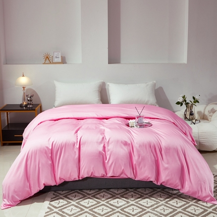 91家纺网 家纺一手货源 找家纺 （总）2025全棉纯棉60支贡缎长绒棉纯色多规格单品被套单件被罩素色