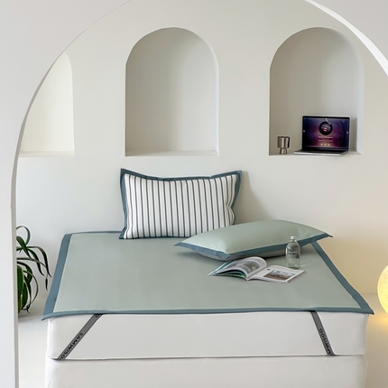 三味舒屋 2025新款抗菌防螨900D高端养生冰藤席床席款 仙踪绿