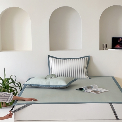 三味舒屋 2025新款抗菌防螨900D高端养生冰藤席床席款 树莓粉