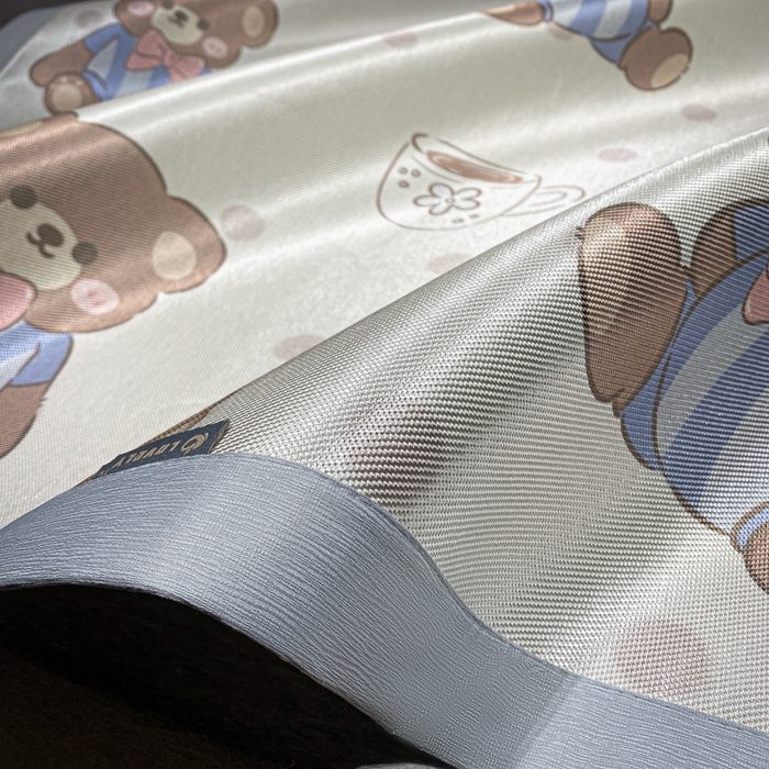 91家纺网 家纺一手货源 找家纺 安哆啦2024新款数码印花冰藤席 蛋糕小熊