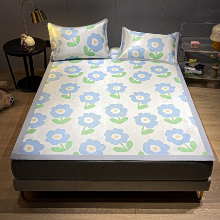 91家纺网 家纺一手货源 找家纺 （总）安哆啦2024新款数码印花冰藤席