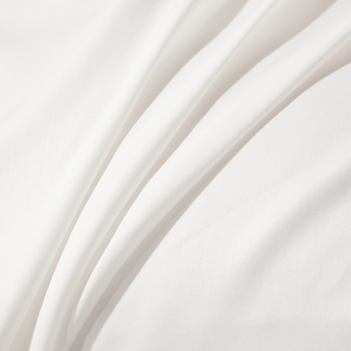 91家纺网 家纺一手货源 找家纺 晶缦 2023新款全棉纯棉60支贡缎长绒棉纯色多规格单品床单 琅夕-本白色