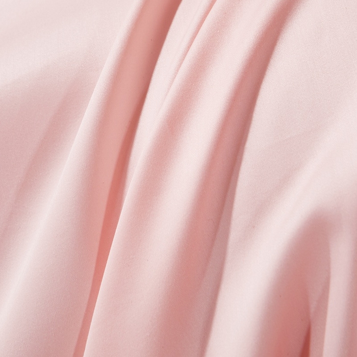 91家纺网 家纺一手货源 找家纺 晶缦 2023新款全棉纯棉60支贡缎长绒棉纯色多规格单品床单 琅夕-浅粉玉