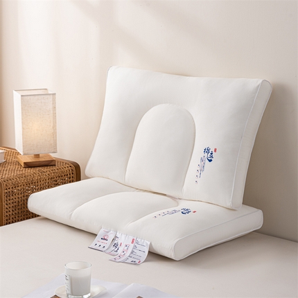 麦肯锡 2023新款棉豆枕系列 枕头枕芯48*74cm 棉豆护脑枕
