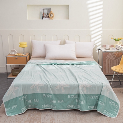 91家纺网 家纺一手货源 找家纺 （总）卡奥家纺 2025全棉加厚六层纱毛巾被纱布毯毛毯