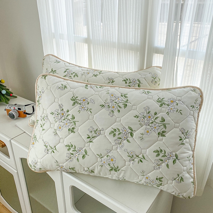 91家纺网 家纺一手货源 找家纺 花言狐语2025新款A类防水床笠隔尿透气席梦思保护套可定制水洗 春意