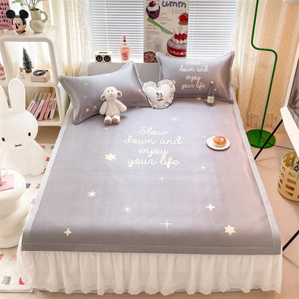 91家纺网 家纺一手货源 找家纺 （总）顾里家纺 2023新款900D数码印花冰藤养生席