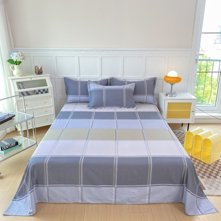 91家纺网 家纺一手货源 找家纺 （总）帛织澜家纺 2025新款12868全棉喷气印花床单单件