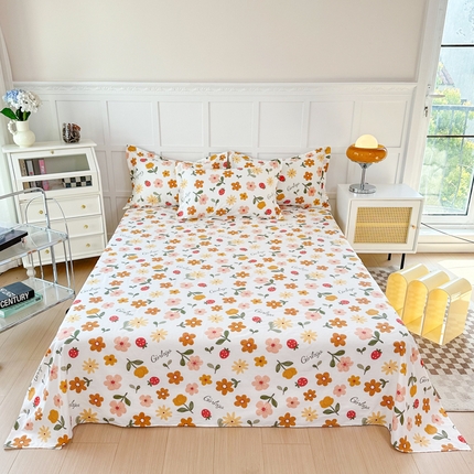 91家纺网 家纺一手货源 找家纺 （总）帛织澜家纺 2025新款12868全棉喷气印花床单单件