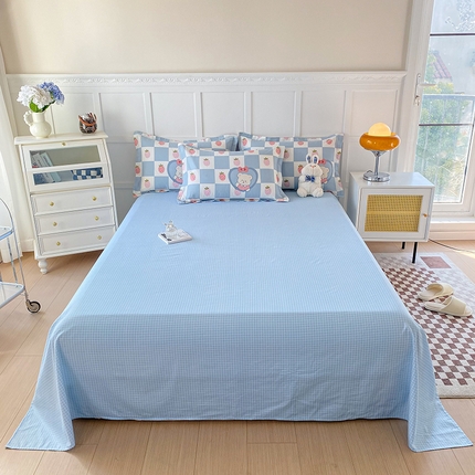 91家纺网 家纺一手货源 找家纺 （总）帛织澜家纺 2025新款12868全棉喷气印花床单单件