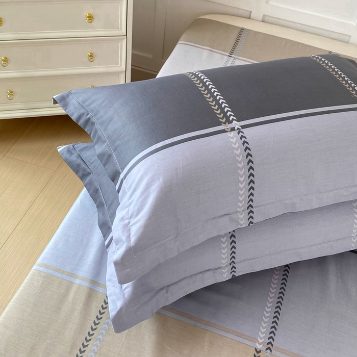 91家纺网 家纺一手货源 找家纺 帛织澜家纺 2025新款12868全棉喷气印花枕套 奇幻曲