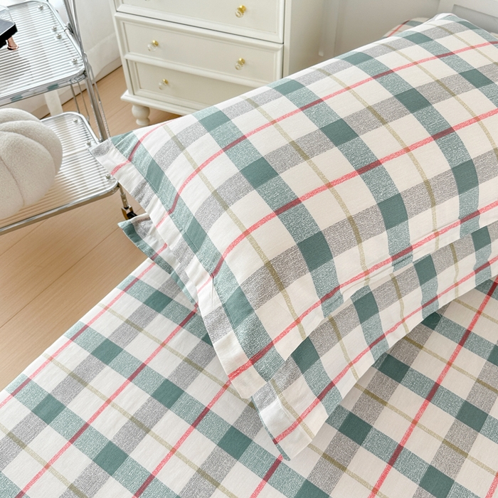 91家纺网 家纺一手货源 找家纺 帛织澜家纺 2025新款12868全棉喷气印花枕套 巴黎岛