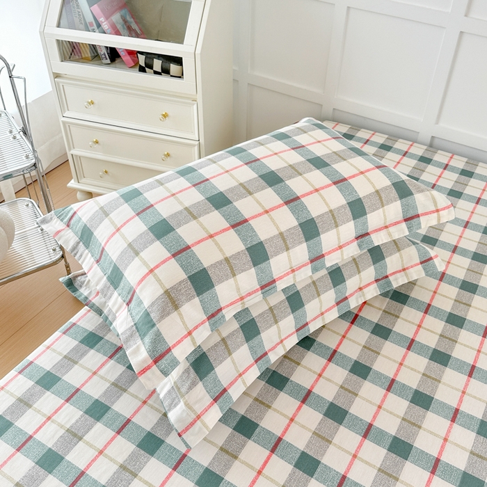 91家纺网 家纺一手货源 找家纺 帛织澜家纺 2025新款12868全棉喷气印花枕套 巴黎岛