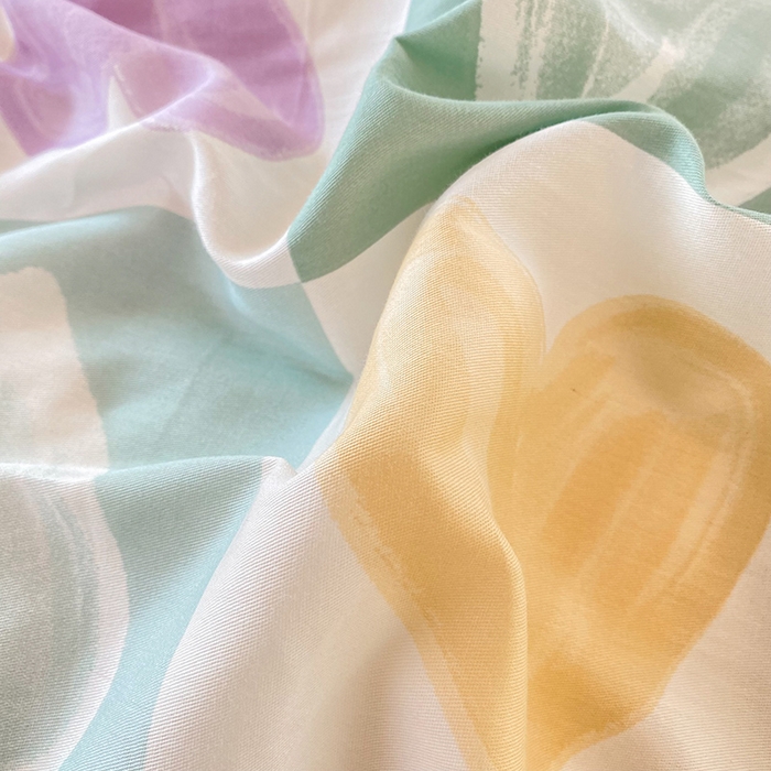 91家纺网 家纺一手货源 找家纺 帛织澜家纺 2025新款12868全棉喷气印花枕套 星星点灯