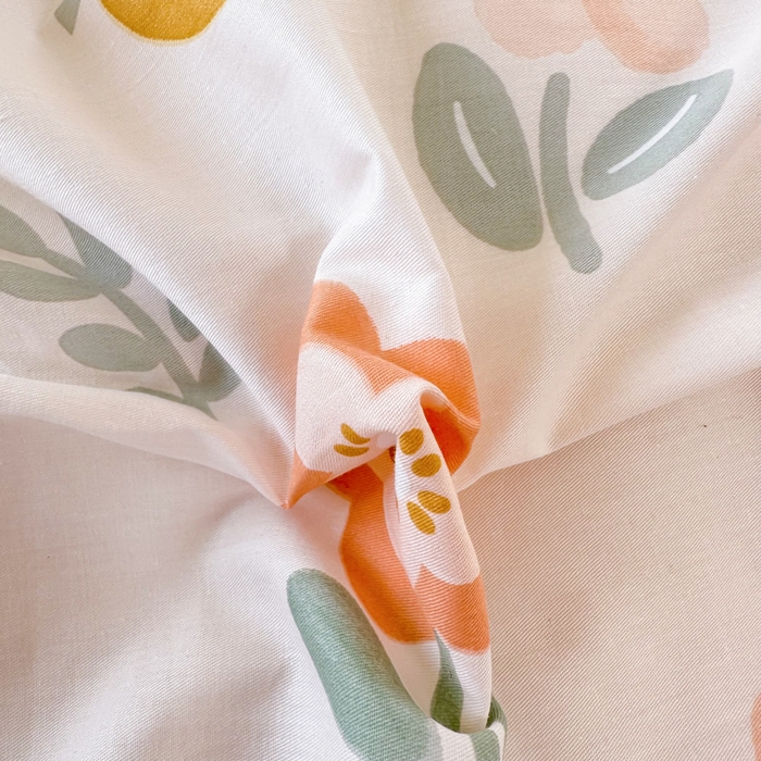 91家纺网 家纺一手货源 找家纺 帛织澜家纺 2025新款12868全棉喷气印花枕套 秋日森林